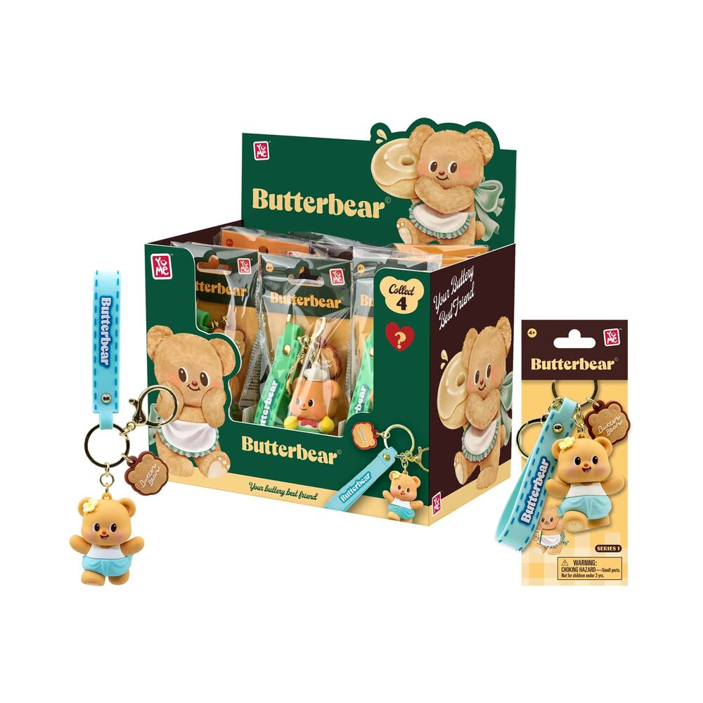 YuMe Keychain - Butterbear Keychain & Strap Everyday …