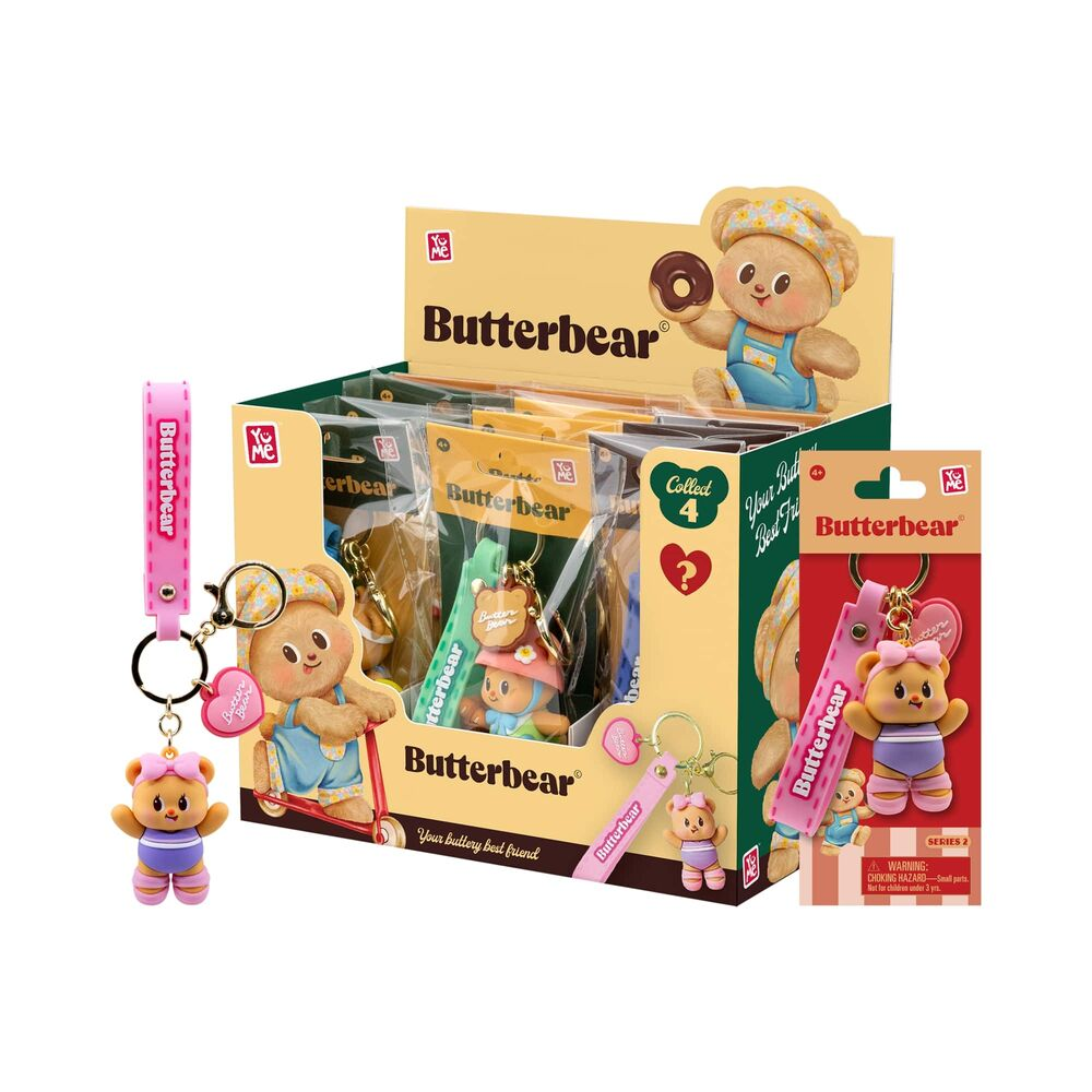 YuMe Keychain - Butterbear Keychain & Strap Everyday …