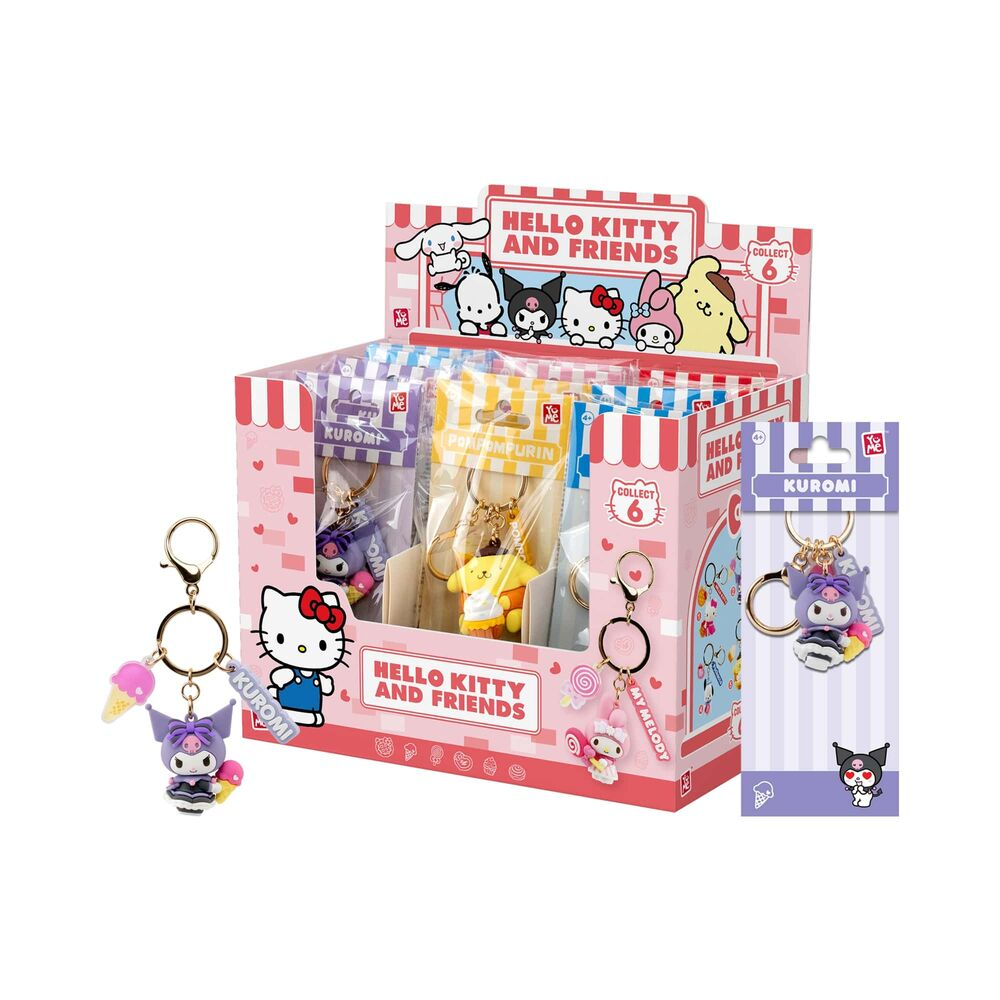YuMe Keychain - Hello Kitty and Friends Keychain …