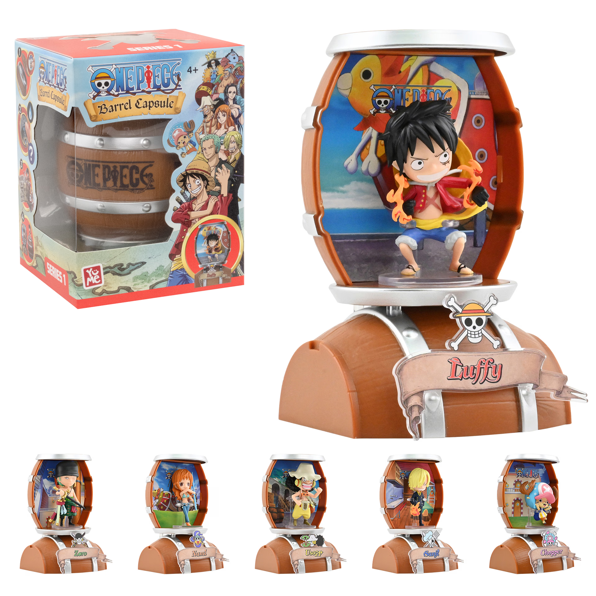 YuMe Blind Box - One Piece Barrel Capsule …