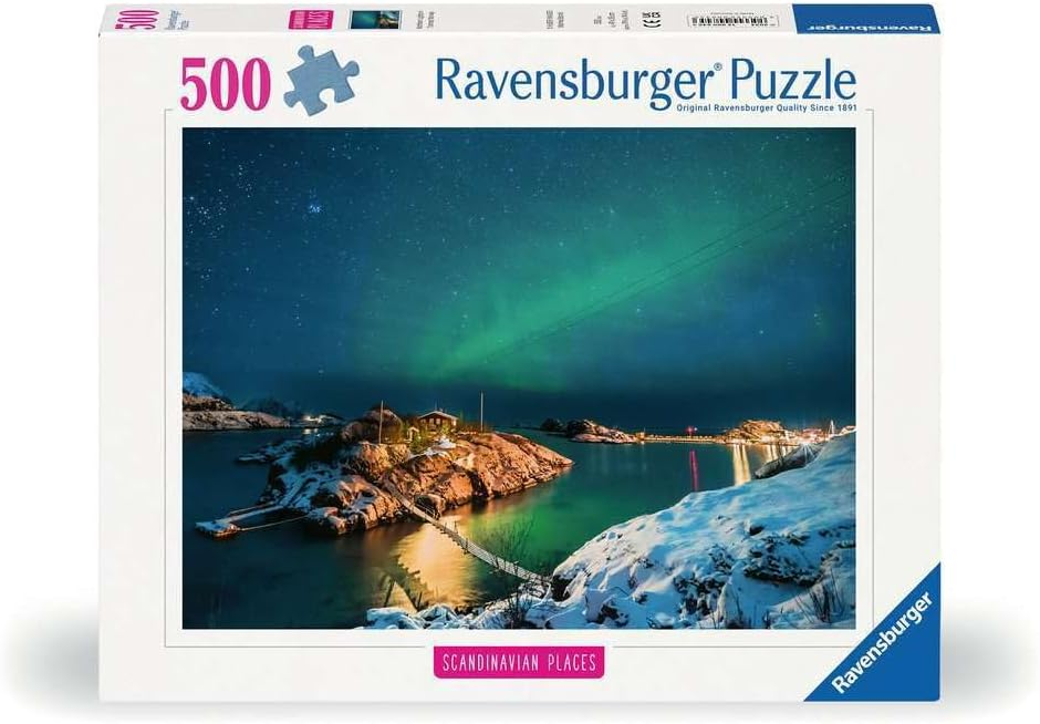Ravensburger Puzzle 500 PC - Aurora boreale a …