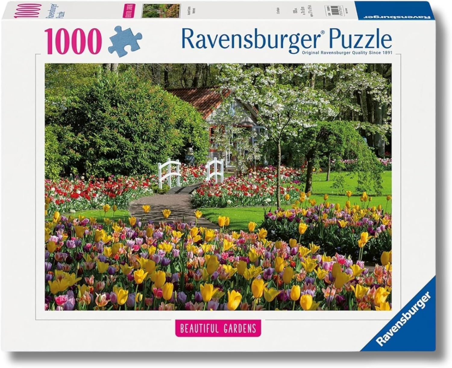 Ravensburger Puzzle 1000 PC Highlight: Beautiful Gardens - …