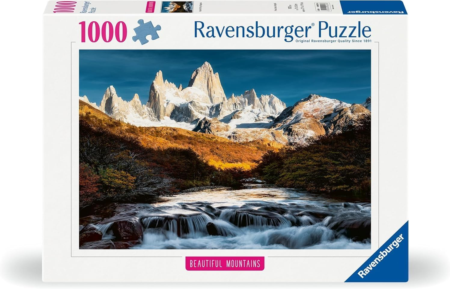 Ravensburger Puzzle 1000 PC Highlight: Beautiful Mountains - …