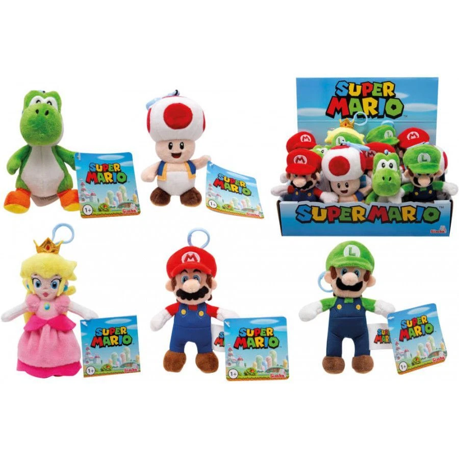 SIMBA - Super Mario personaggi Portachiavi in display …