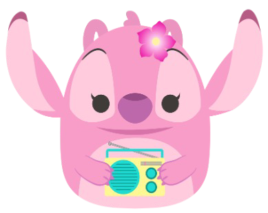 Rei Toys Squishmallows Disney Stitch Angel con stereo …