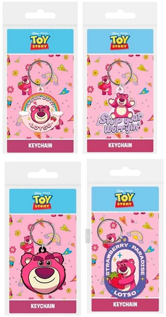 Toy Story Lotso Portachiavi 2D PVC 4 assortitis …