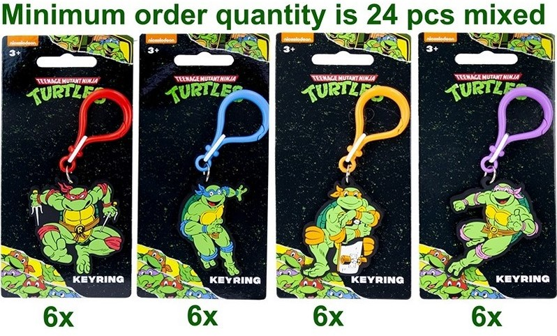 Teenage Mutant Ninja Turtles Portachiavi 2D PVC 4 …