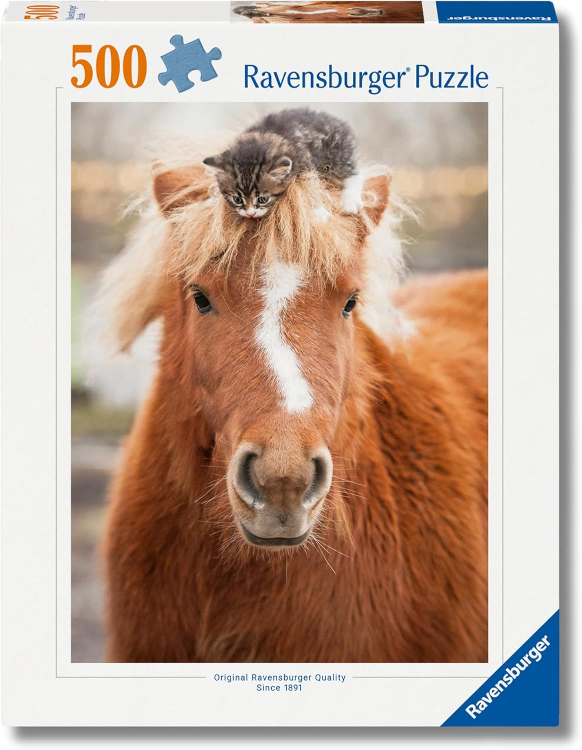 Ravensburger Puzzle 500 PC - Puppies Collection: gattino …