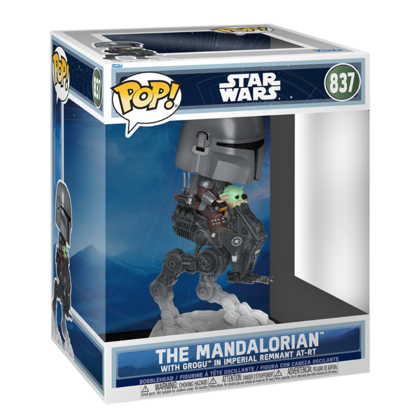 FUNKO POP DELUXE STAR WARS: MANDALORIAN & GROGU …