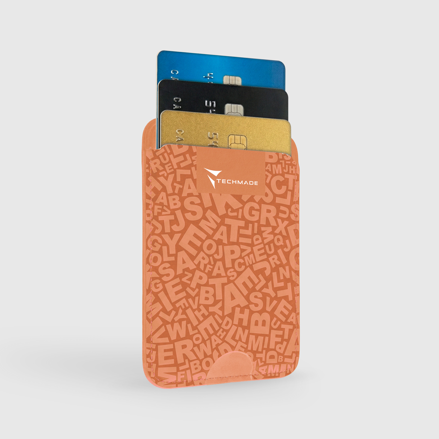 TECHMADE SMART WALLET SLIM DESIGN MAGNETIC 3 CARTE …
