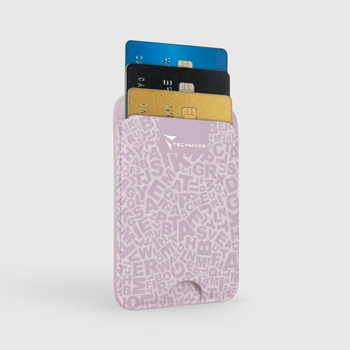 TECHMADE SMART WALLET SLIM DESIGN MAGNETIC 3 CARTE …