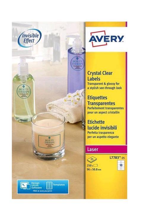 Avery - Poliestere - Lucido - adesivo permanente …