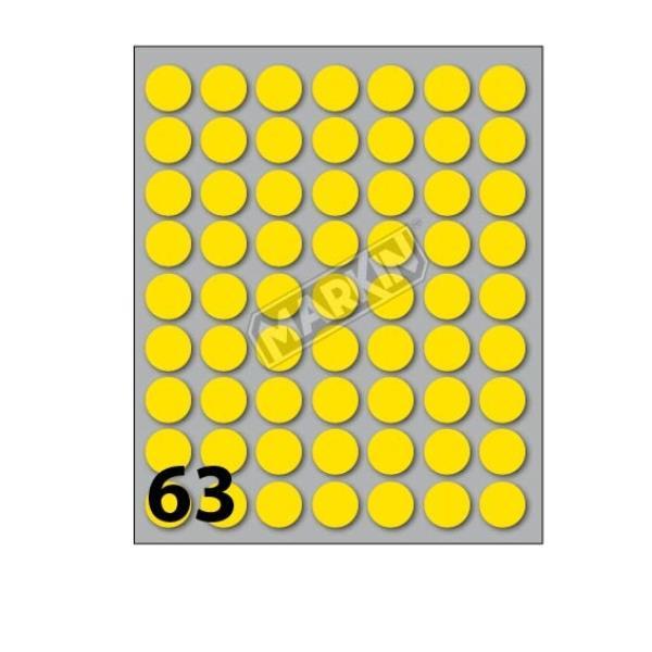 Markin - Etichetta autoadesvia - giallo (pacchetto di …