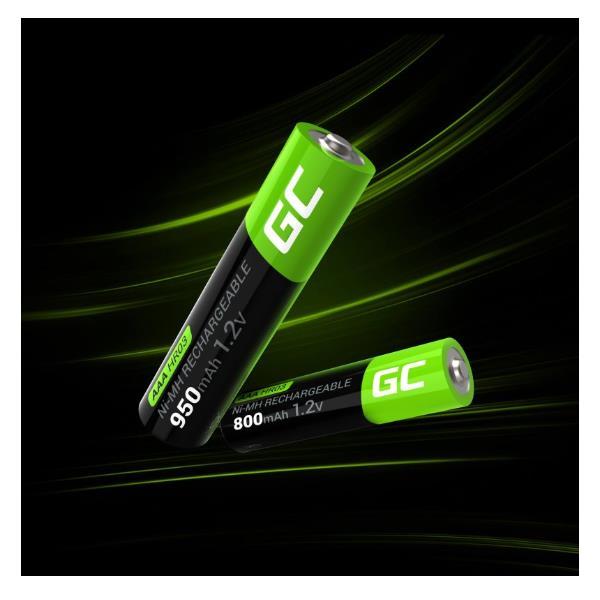 Green Cell Rechargeable - Batteria 4 x AAA …