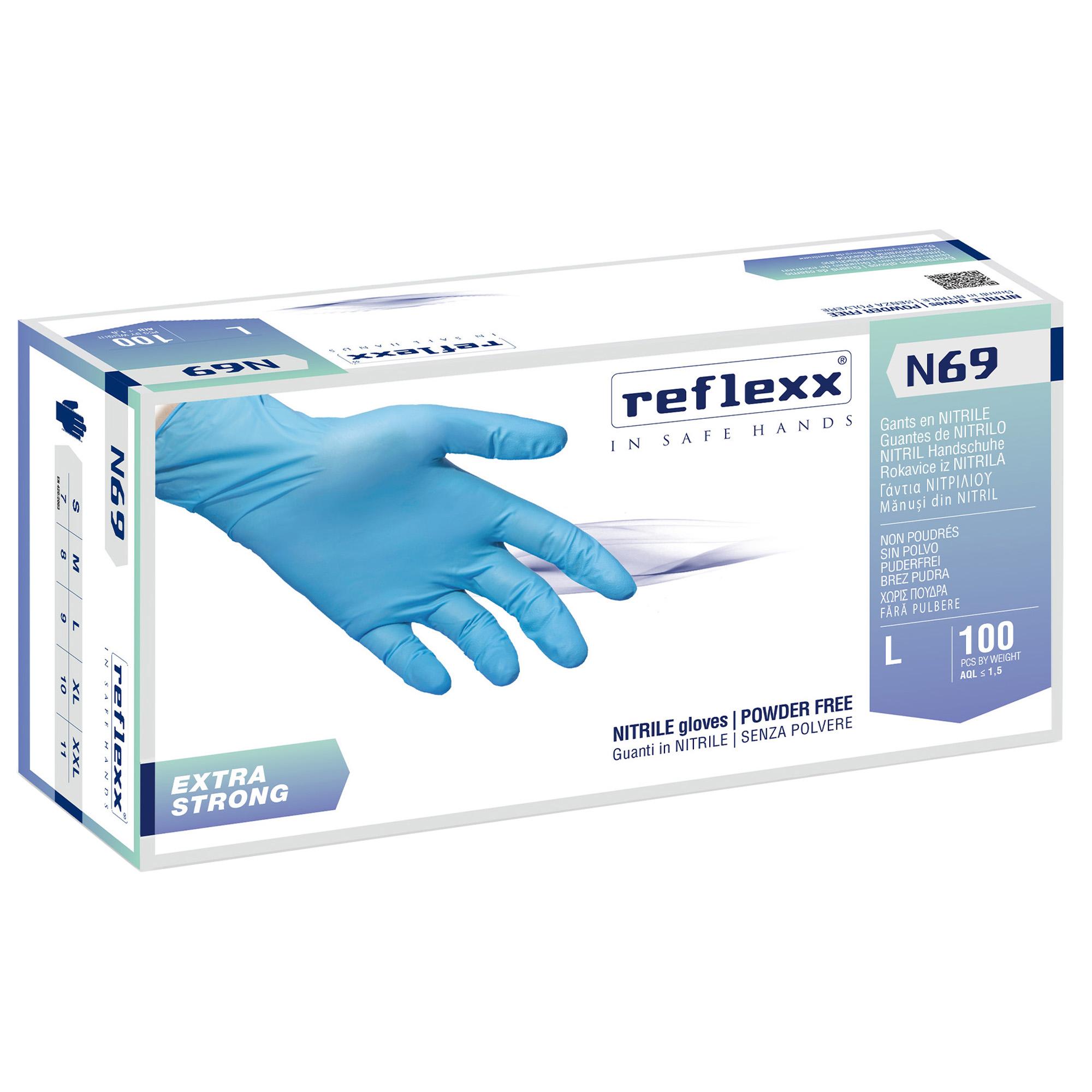 Guanti in nitrile extra strong N69 - senza …