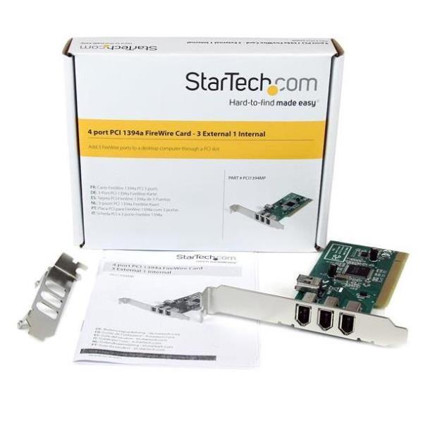 StarTech.com Scheda adattatore FireWire 1394a PCI a 4 …