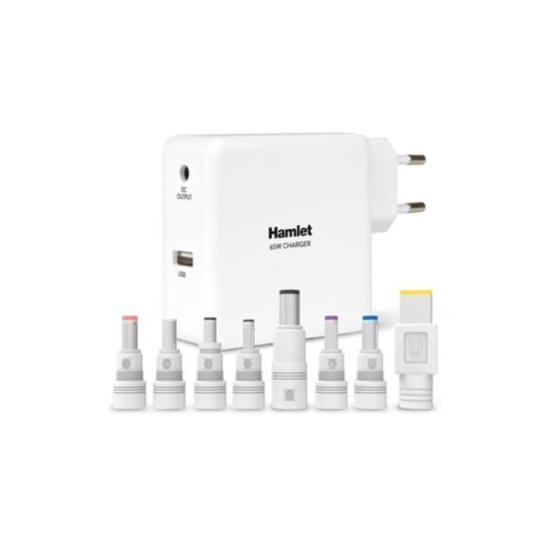 HAMLET XPWNB65U ALIMENTATORE UNIVERSALE PER NOTEBOOK 65W + …