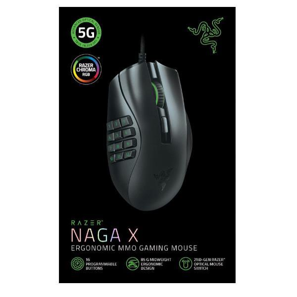 Razer Naga X - Mouse - ergonomico - …