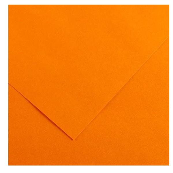 CANSON VIVALDI CARTA A4 185 GR COL. MANDARINO …