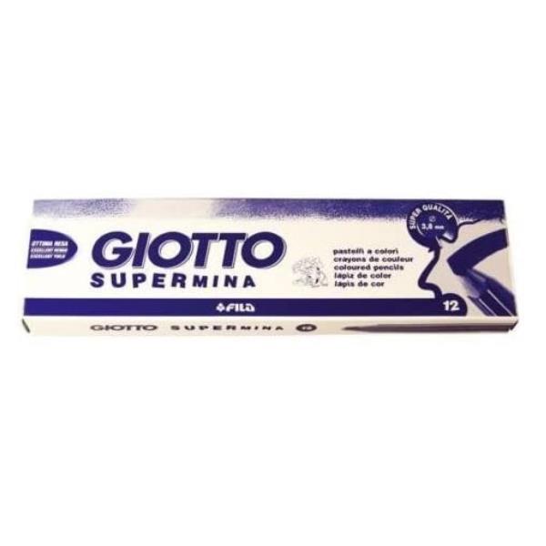 GIOTTO SUPERMINA PASTELLI 3.8 mm CONFEZIONE MONO COLORE …