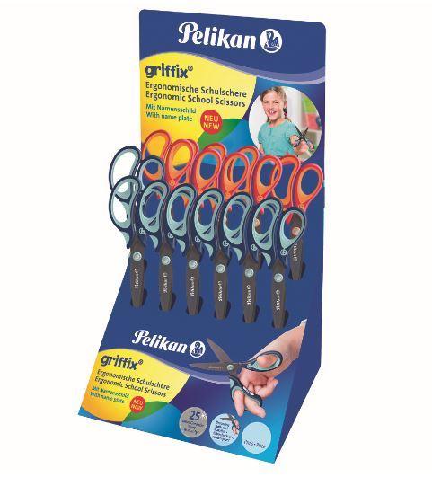 Forbice Griffix - per destrimani/mancini - colori assortiti …