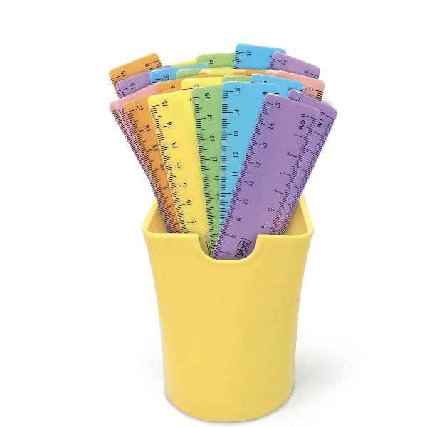 LEBEZ RIGHELLI IN PLASTICA 15 CM COLORI ASSORTITI …