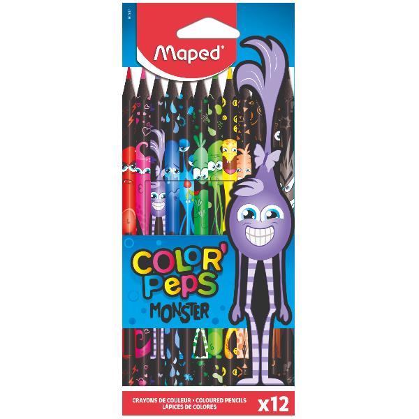 Maped Color'Peps Monster - Pastello colorato - colori …