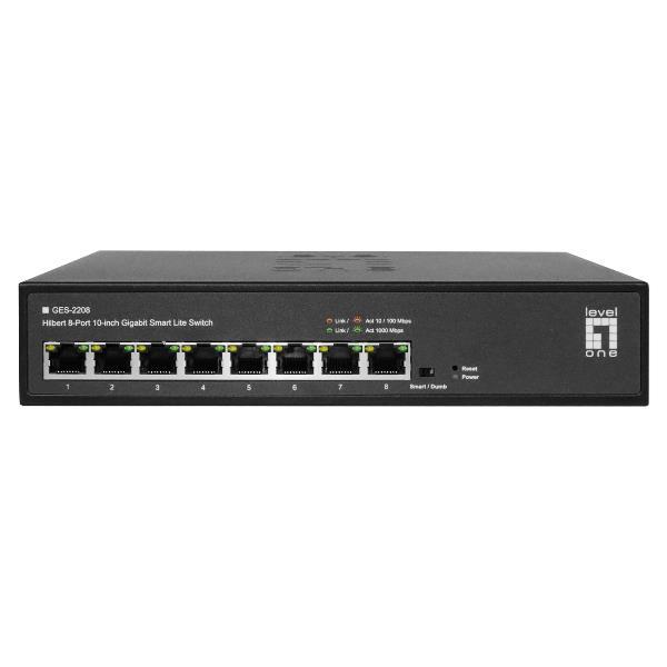 Switch - LEVELONE GES-2208 - SWITCH HILBERT 8-PORTE …