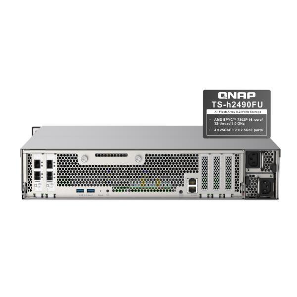QNAP TS-H2490FU - Server NAS - 24 alloggiamenti …