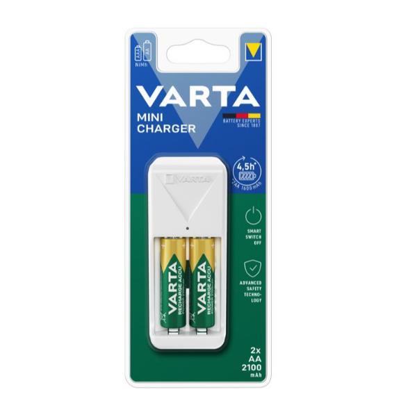 VARTA MINI CHARGER CARICABATTERIE PER BATTERIE RICARICABILI CON …