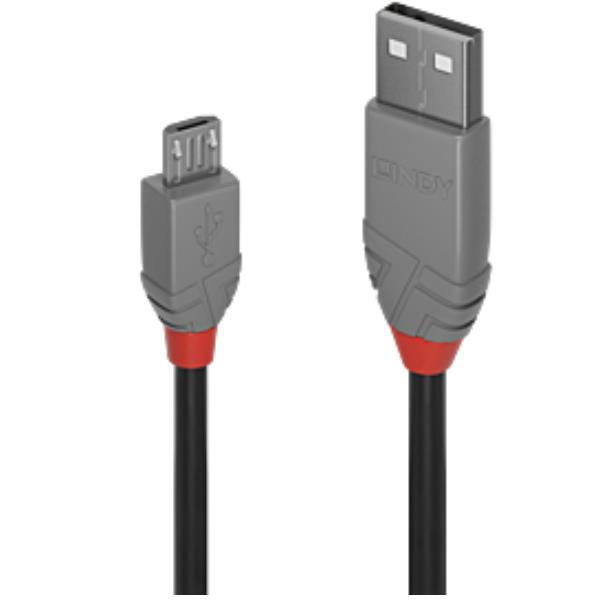 LINDY 5M USB 2.0 KABEL A / MICROB, …