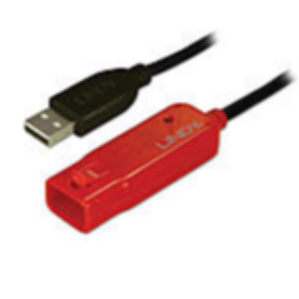 Lindy USB 2.0 Active Extension Cable Pro - …