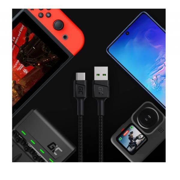 Green Cell - cavo da USB-A-USB-C 30CM QUICK …