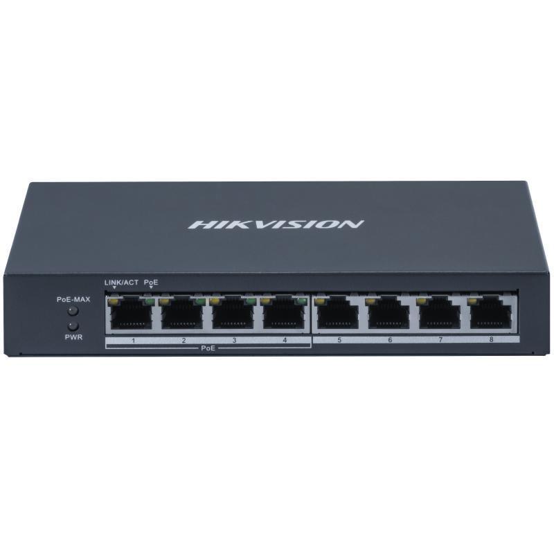 HIKVISION DS-3E0508P-O SWITCH 8 PORTE GIGABIT LAN DI …