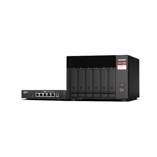 QNAP TS-673A - Server NAS - 6 alloggiamenti …