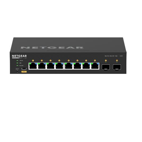 NETGEAR AV Line M4250-8G2XF-PoE+ - Switch - L3 …