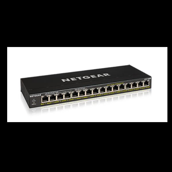 NETGEAR GS316PP - Switch - unmanaged - 16 …