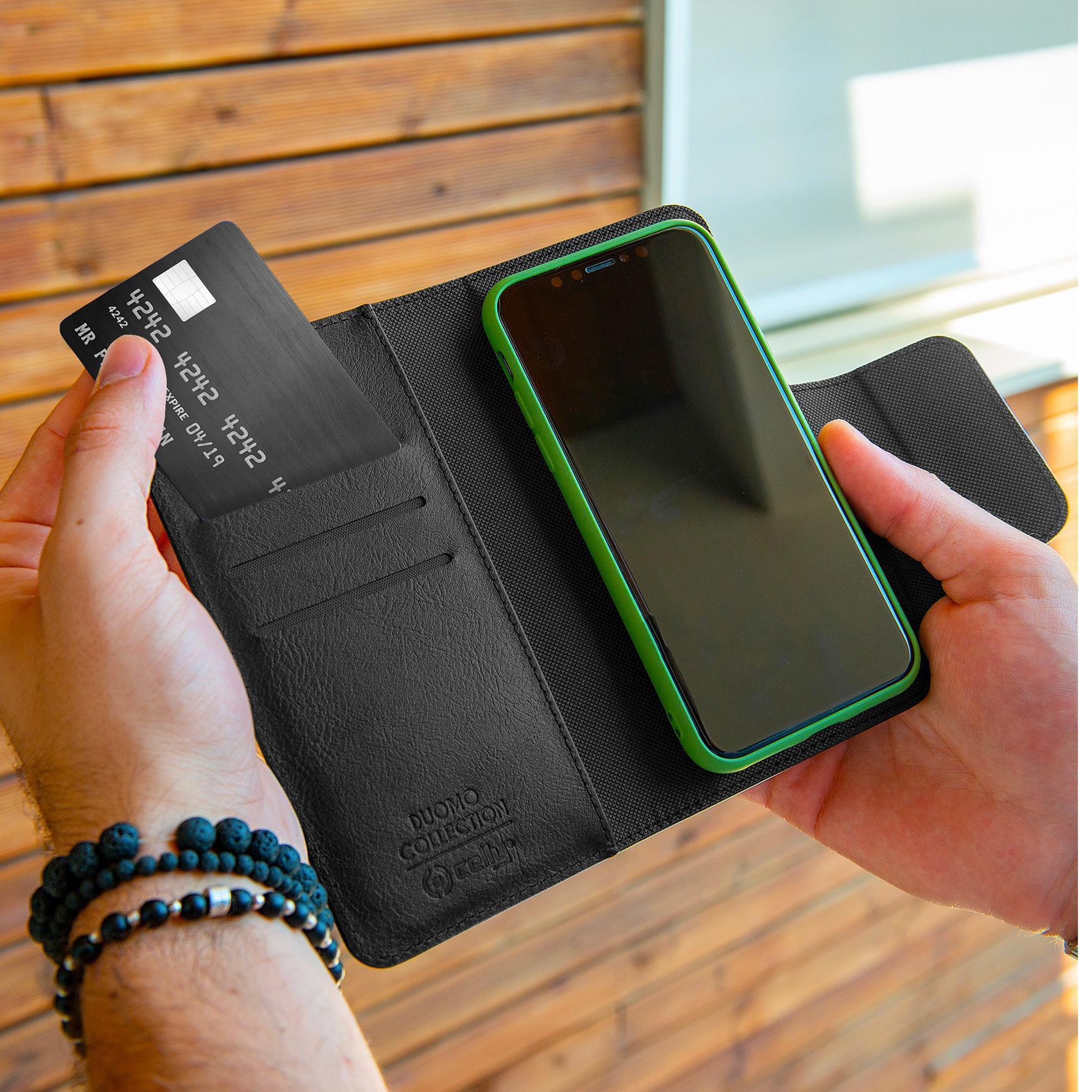 Celly Duomo DUOMOXXLBK - Flip cover per cellulare …