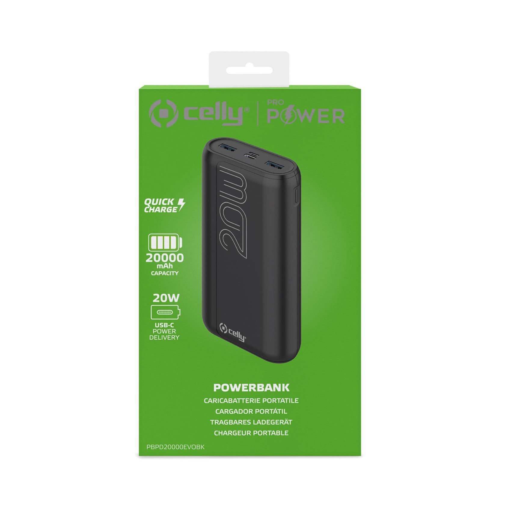 Celly ProPower PBPD20000EVO - Powerbank - 20000 mAh …