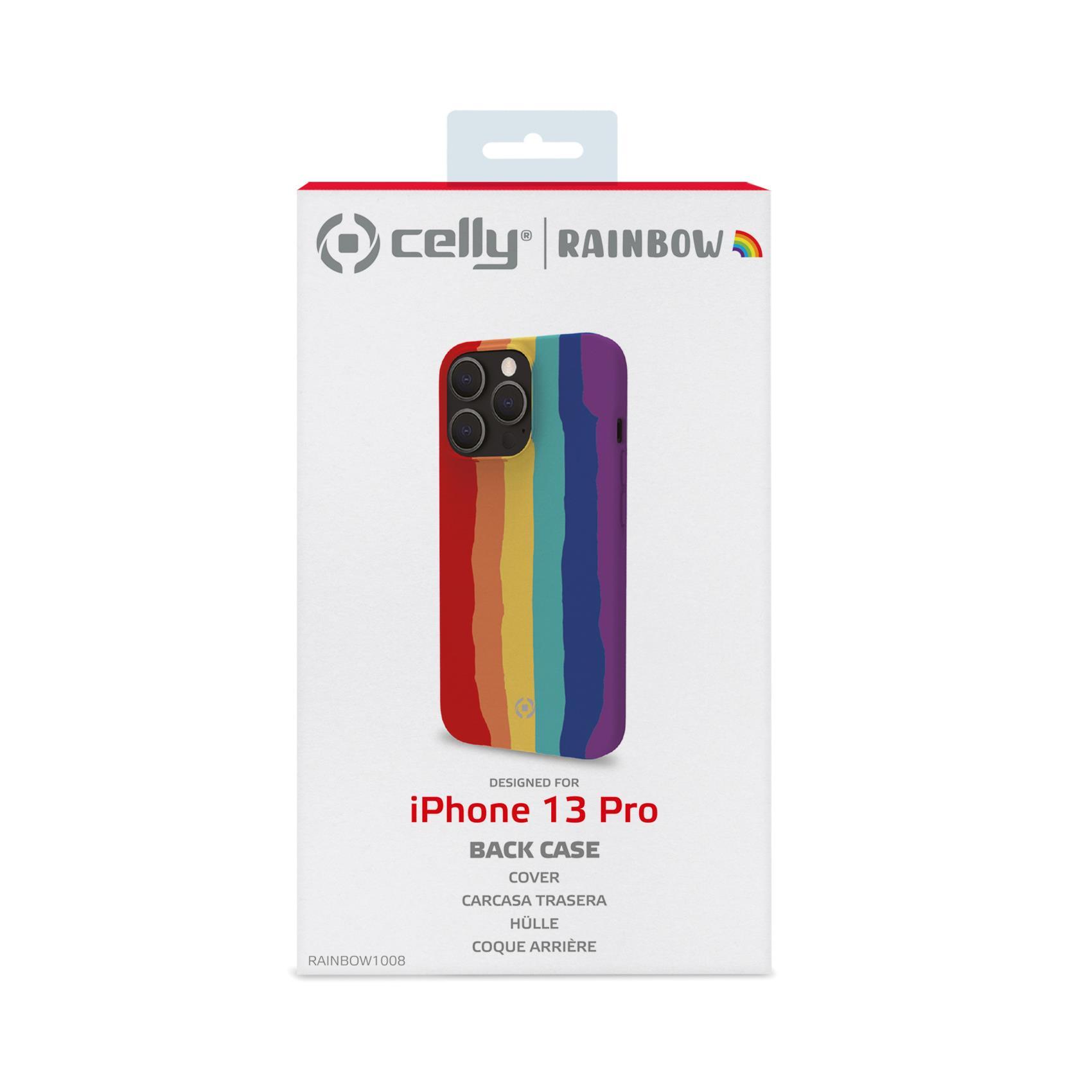 Celly Rainbow - Cover per cellulare - silicone …