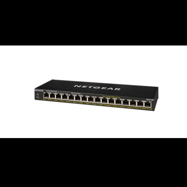 NETGEAR GS316P - Switch - unmanaged - 16 …