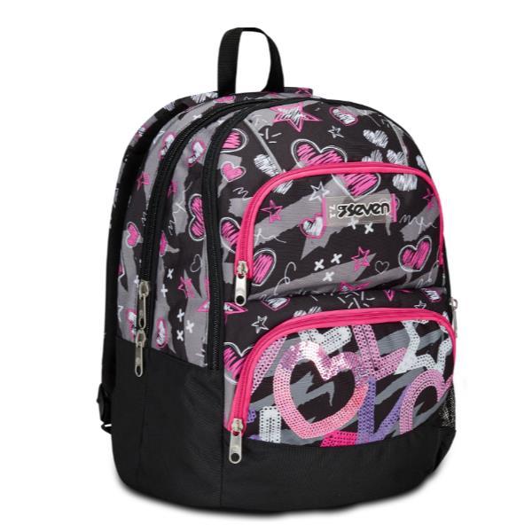 SEVEN ADVANCED DETACH POCKET ZAINO IN POLIESTERE 2 …