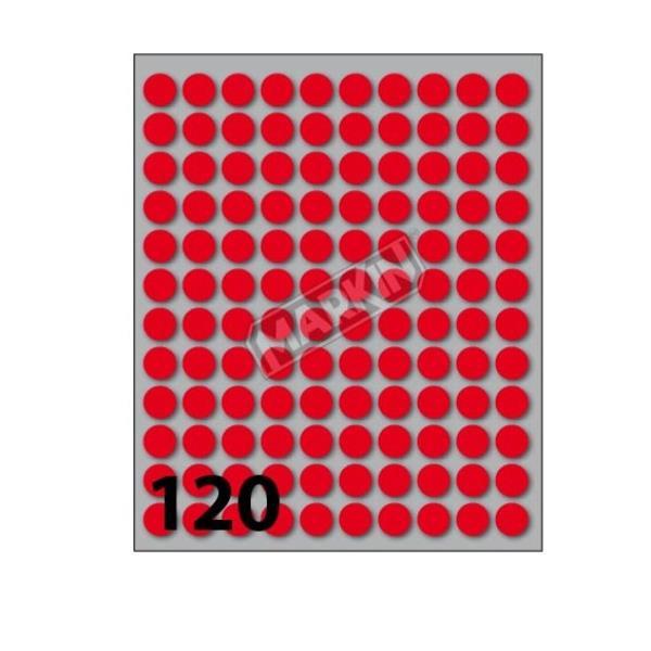 MARKIN CONF10 BUSTE ETICHET 4 ROSSO DIAM10