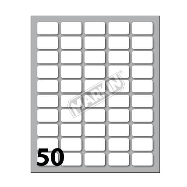 MARKIN ETICHETTE ADESIVE 20X12 mm BIANCO CONF 500 …