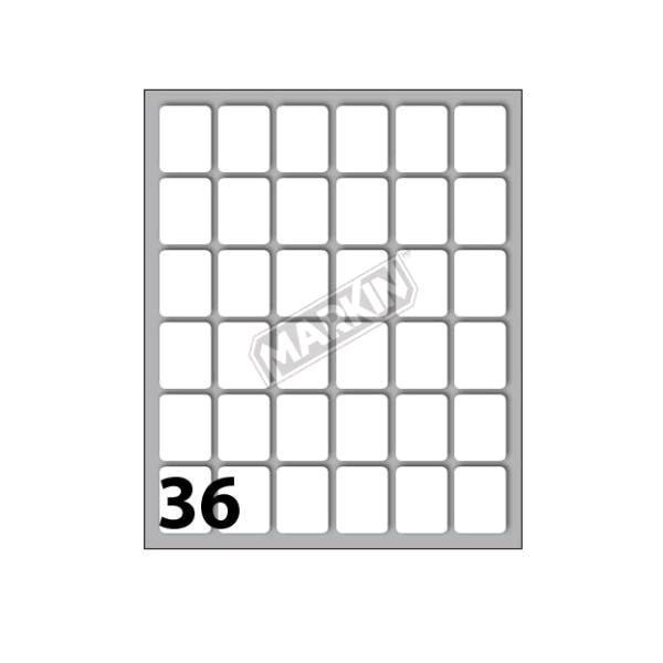 MARKIN ETICHETTE ADESIVE 22X17 mm BIANCO CONF 360 …