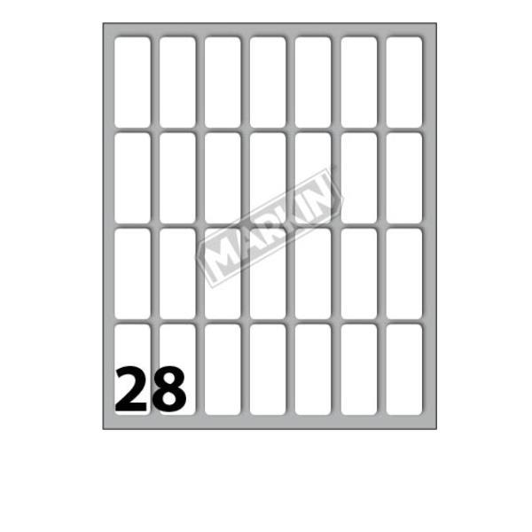 MARKIN ETICHETTE ADESIVE 34X14 mm BIANCO CONF 280 …