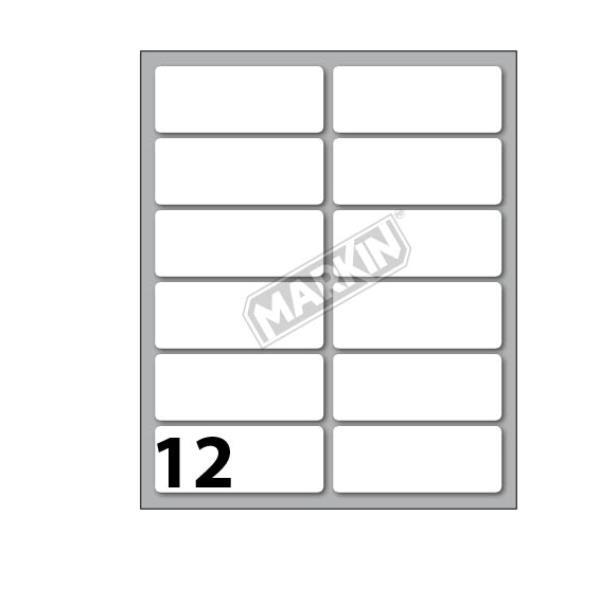 MARKIN ETICHETTE ADESIVE 56X22 mm BIANCO CONF 120 …