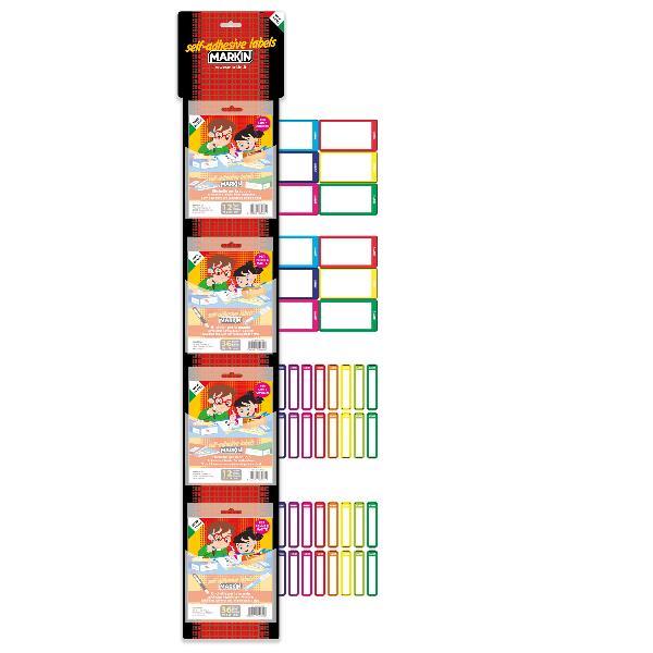 MARKIN ESPOSITORE APPENDIBILE ETICHETTE ADESIVE 2 MISURE ASSORTITE …