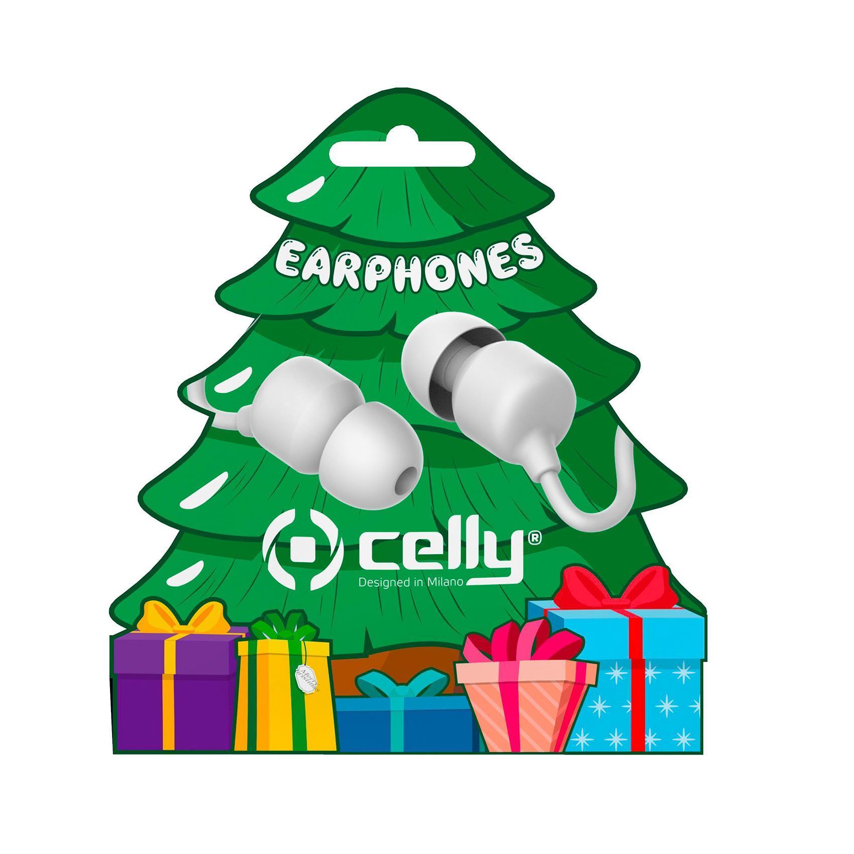 Celly XMASEARTREE - Auricolari con microfono - in-ear …