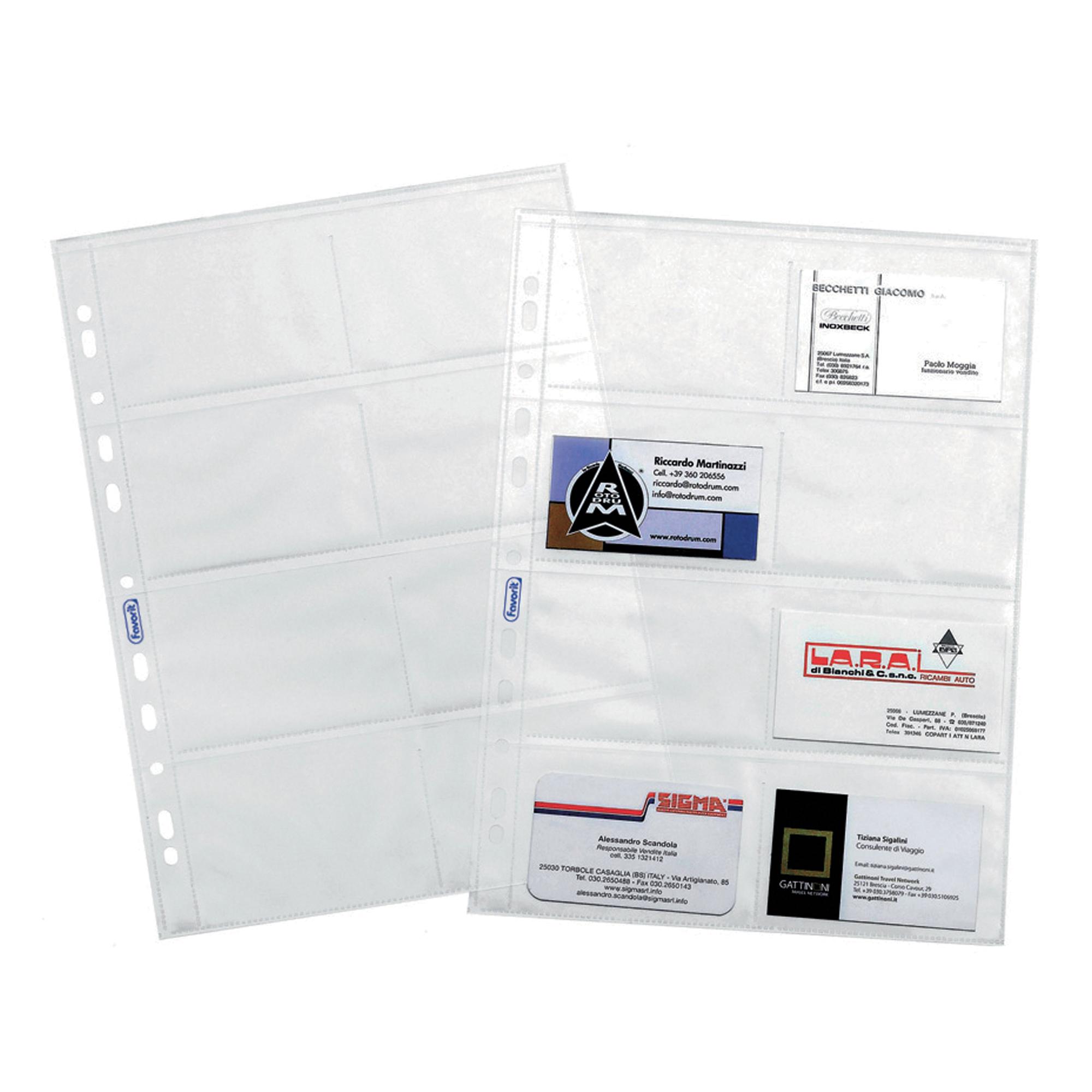 Buste forate Portabiglietti - 8 Tasche - 22,2 …